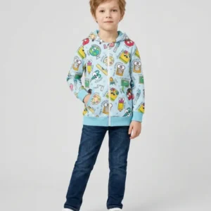 Happy School Pals Bamboo Zip Hoodie