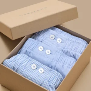 Geschenkbox: Herren-Boxershorts im 3er-Set