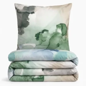biberna Baumwoll-Satin Bettwäsche - Set gefaltet