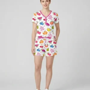 They Will Know You By Your Fruits Women Short Sleeve Short Pajama Set