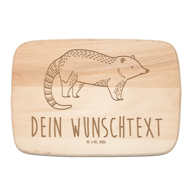 Personalisiertes Frühstücksbrett Nasenbär|p:1918590|h:43d9573d7dedeec871e1c75333f5474c