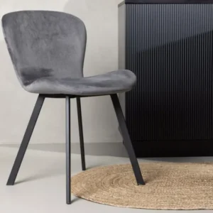 2er Set - Stuhl Amara mit gepolsterter Sitzfläche