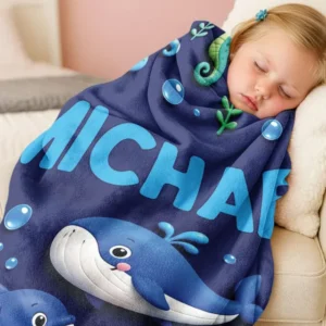 Woodland Animals Bamboo Blanket