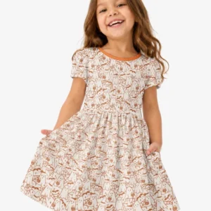 Boo Trick or Treat Ghosts Halloween Bamboo Twirl Dress