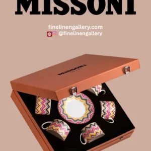 MARRAKECH Luxury box Set 6 Pcs. Tea Cup & Saucer - Palais Royal Linen Gallery