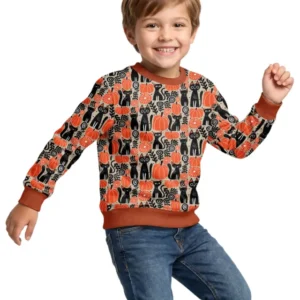 Halloween Cottage Core Bamboo Crewneck Sweatshirt