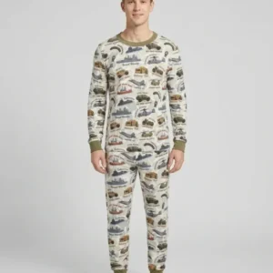 Little Hero Military Family Matching Bamboo Men's Pajama Set