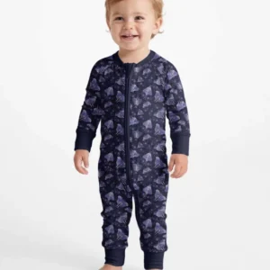 Very Peri Moths Bamboo Convertible Zippy
