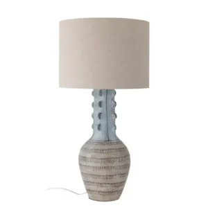 Stehlampe Judi – Steingut mit handbemalter Glasur