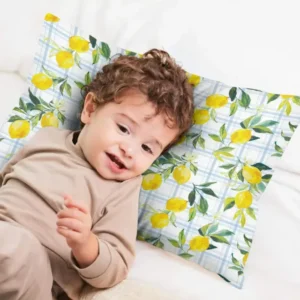 Mediterranean Lemons Family Matching Bamboo Pillow Case