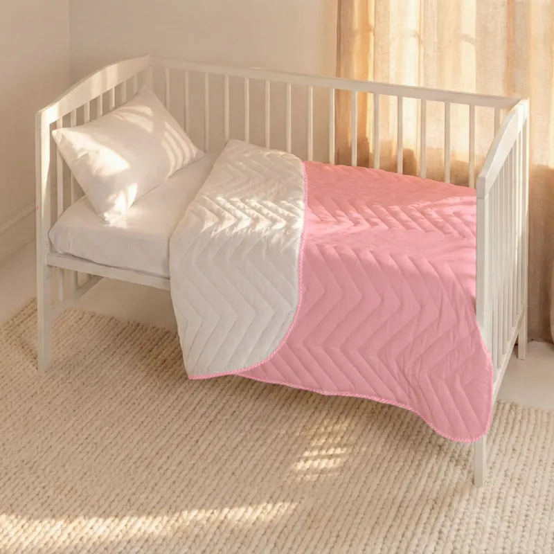 Arista Colcha Cuna (100x130 cm) Rosa