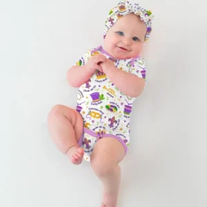 Mardi Gras Family Matching Bamboo Bodysuit