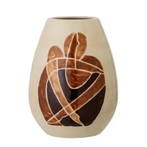 Vase "JONI" - bemaltes Steingut