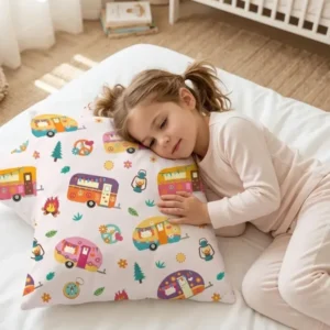 Happy Little Camper Bamboo Pillow Case