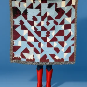 Kaleidoscope Woven Throw Blanket