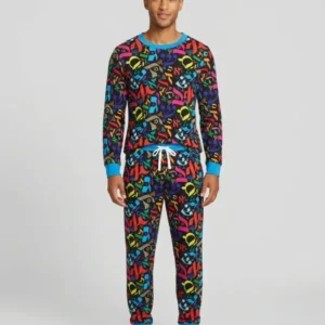 Hebrew Harmony Family Matching Bamboo Men's Pajama Set