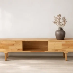 Kommode Janice - 200 cm Sideboard aus Gummibaumholz