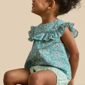 Baby-Top aus Liberty®-Stoff « Harriet »