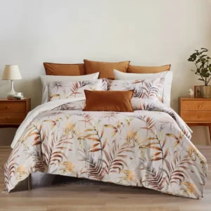 Bahama Duvet Cover Set – 100% Combed Cotton Sateen, 300 Thread Count, Soft & Smooth