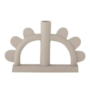 Kerzenhalter Nalia – Aluminium in Naturton