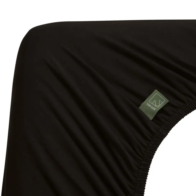 Beddinghouse Dutch Design Topper Spannbettlaken - Jersey Lycra - Schwarz