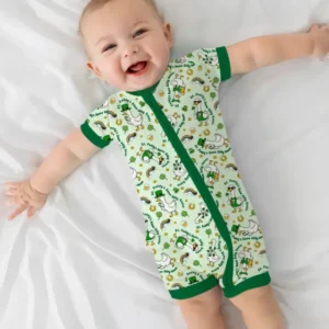 St. Patrick's Day Silly Goose Bamboo Shorty Zippy