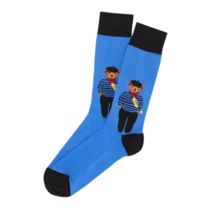 Chaussettes Homme Teddy In Paris Bleu 3