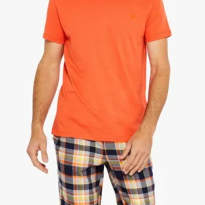 Tee-shirt Homme manches courtes Coton Orange 16