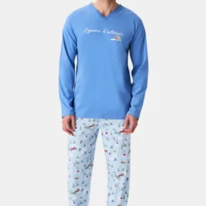 Pyjamas Homme Noël en altitude CIEL 1