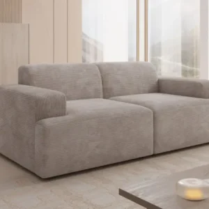 Designer 2 Sitzer Sofa Monza in Cord
