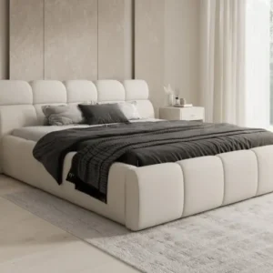 Designer Polsterbett Dallas Stoff mit Stauraum