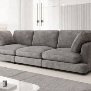 Designer 3 Sitzer Sofa Thalessa in Cord