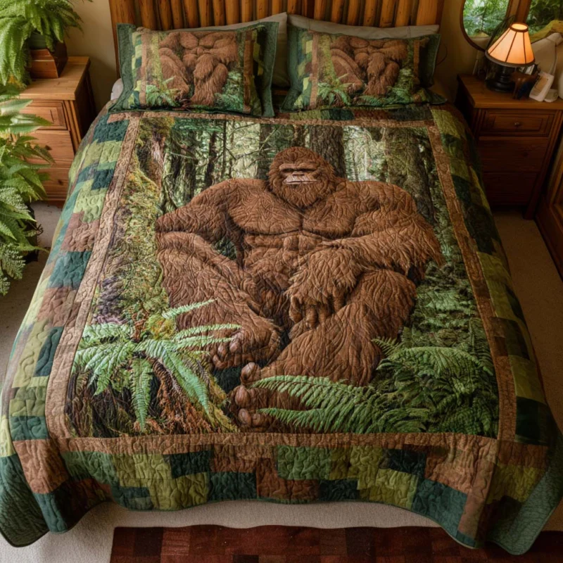 Bigfoot Wanderer Bamboo Quilt Bedding Set