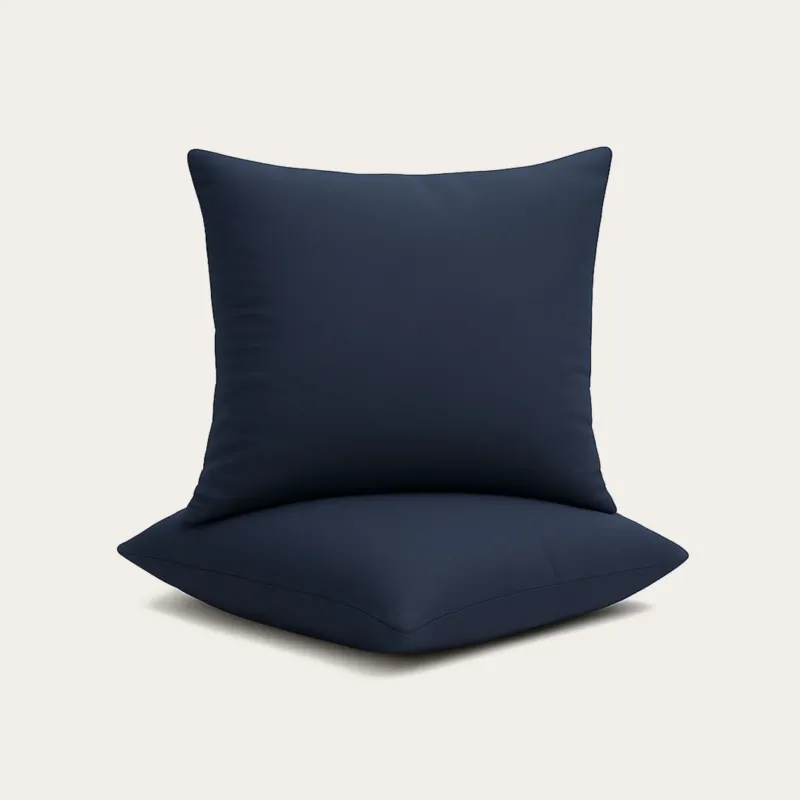 HappyBed Sierkussensloop | Dark Blue | Set van 2