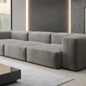 Designer 3 Sitzer Sofa Snug in Samt