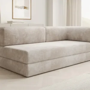 Designer Sofa/Chaise Longue Lazy in Cord