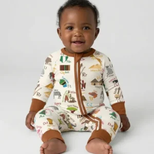 Explore Africa Geography Alphabet Bamboo Convertible Zippy