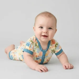 Beachy Boho Bamboo Shorty Zippy