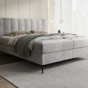 Boxspringbett Ines in Cord mit Stauraum