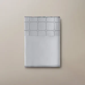 Savoir silver Trellis flat sheet in silver