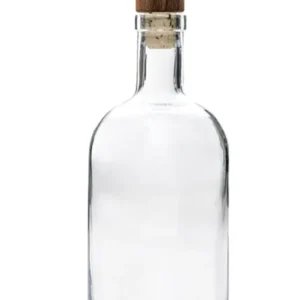 1 pt One Part Co. Bar Bottle Plus 750ml Bottle with Walnut Wood Stopper