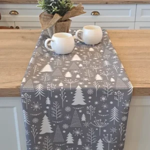 Winter Grey Tablecloth 60"x108"