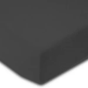 One Home Winter Spannbettlaken Baumwolle Fleece Kuschelig Warme Bettlaken Spannbetttücher anthrazit