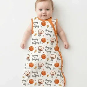 Funny Basketball Hooping & Pooping Bamboo Sleep Bag