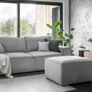 Designer 2er Sofa Solaris mit Stauraum und Schlaffunktion - Luxusbetten24