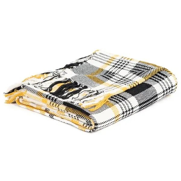 Ingrid Plaid Throw Blanket 50"x60"