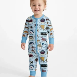 Shark Faces Bamboo Convertible Zippy