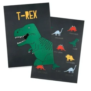 MERI MERI - Tirages D'art Sur Les Dinosaures - Lot De 2