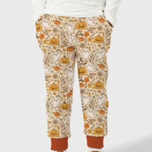 Playful ghosts - Cottage Core Halloween Bamboo Jogger