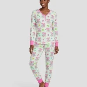 Turtley Over It Family Matching Bamboo Women Pajama Set